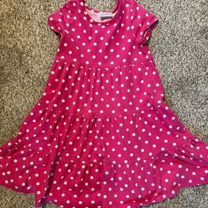 Girls pink Hanna Andersson swing dress